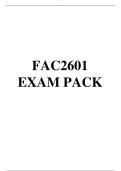 FAC2601 LATEST EXAM PACK