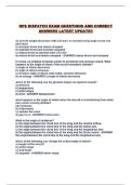 OPS DISPATCH EXAM QUESTIONS AND CORRECT ANSWERS LATEST UPDATE&excl;&excl;