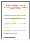 NCIDQ - IDFX PRACTICE EXAM QUESTIONS AND CORRECT ANSWERS&period; VERIFIED 2025&sol;2026&period;