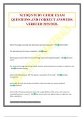 NCIDQ STUDY GUIDE EXAM QUESTIONS AND CORRECT ANSWERS&period; VERIFIED 2025&sol;2026&period;