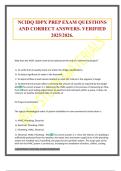 NCIDQ IDPX PREP EXAM QUESTIONS AND CORRECT ANSWERS&period; VERIFIED 2025&sol;2026&period;