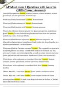 AP Moab exam 2 Questions with Answers  &lpar;100&percnt; Correct Answers&rpar;