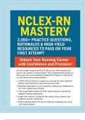 NCLEX-RN Complete Study Guide &vert; 2&comma;000&plus; Practice Questions&comma; Detailed Rationales&comma; High-Yield Resources & Full Mock Exams &vert; 365 Pages
