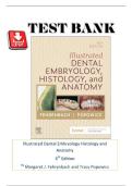 Test Bank Illustrated Dental Embryology&comma; Histology&comma; and Anatomy&period; 6th Edition&period; by Margaret J&period; Fehrenbach&comma; Tracy Popowics&vert; 2025 edition&vert; 100&percnt; Verified with Rationales