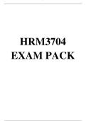 HRM3704 LATEST EXAM PACK 