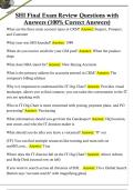 SHI Final Exam Review Questions with  Answers &lpar;100&percnt; Correct Answers&rpar; 