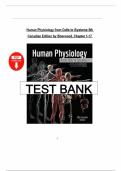Test bank for Human Physiology&colon; From Cells to Systems &lpar;5th Canadian Edition&rpar; by Lauralee Sherwood&period;&vert;All chapters 1-17 covered&comma; Graded A&plus;&period;