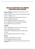 WGU SLO1 EXAM WITH 100&percnt; VERIFIED SOLUTIONS LATEST UPDATE&excl;&excl;