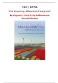 Cost Accounting: A Data Analytics Approach (2024 Edition) by Margaret Christ, William Lanen & Shannon Anderson | Complete Test Bank for Chapters 1–14