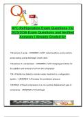 NYC Refrigeration Exam &ndash; 132 Questions & Verified Answers &vert; Compressors&comma; FDNY Codes&comma; Chillers&comma; Safety &vert; 2025&sol;2026