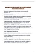 WGU SLO1 UPDATED EXAM WITH 100&percnt; VERIFIED SOLUTIONS 2026-2027&excl;&excl;