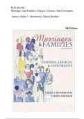 Test Bank for Marriages and Families&semi; Changes&comma; Choices and Constraints&comma; 9th Edition &lpar;Pearson&comma; 2019&rpar; by Benokraitis and Buehler&comma; Isbn no&semi; 9780137527953&comma; &lpar;Chapters 1-14&rpar; Complete Study Guide&excl;&excl;&excl;&excl;&excl;&excl;&excl;