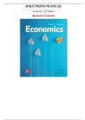Economics &ndash; 12th Edition by David Colander &vert; Complete Solutions Manual for Chapters 1&ndash;38
