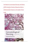 Test Bank for Gerontological Nursing&comma; 11th Edition &lpar;LWW&comma; 2025&rpar; by Charlotte Eliopoulos&comma; Isbn no&semi; 9781975242558&comma; &lpar;Chapters 1-36&rpar; Complete Study Guide&excl;&excl;&excl;&excl;&excl;&excl;&excl;&excl;