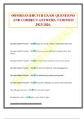 ODMHSAS BHCM II EXAM QUESTIONS AND CORRECT ANSWERS&period; VERIFIED 2025&sol;2026&period;