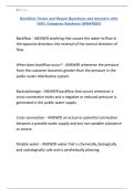 Backflow Tester and Repair Questions and Answers with 100&percnt; Complete Solutions UPDATED&excl;&excl;&excl;&period;
