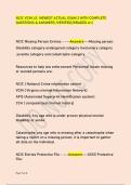 NCIC VCIN LE NEWEST ACTUAL EXAM 2 WITH COMPLETE  QUESTIONS & ANSWERS &sol;VERIFIED&sol;GRADED A&plus;