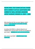 FDCPA FINAL TEST EXAM &lpar;ACTUAL EXAM&rpar; WITH CORRECT ACTUAL QUESTIONS AND CORRECTLY WELL DEFINED ANSWERS LATEST ALREADY GRADED A&plus; 2025 &ndash; 2026