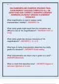 GIA DIAMONDS AND DIAMOND GRADING FINAL  EXAM NEWEST 2025&sol;2026 COMPLETE ALL 180  QUESTIONS AND CORRECT ANSWERS &lpar;VERIFIED  ANSWERS&rpar; &vert;ALREADY GRADED A&plus;&vert;&vert;NEWEST  VERSION&excl;&excl;&excl;