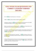 STSC STUDY EXAM QUESTIONS AND CORRECT ANSWERS VERIFIED 2025&sol;2026&period;