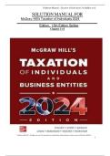 Solution Manual &ndash; Taxation of Individuals&comma; 15th Edition &lpar;2024&rpar; by Spilker&comma; Ayers & John &vert; Complete Chapter Solutions