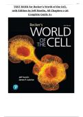 Test Bank for Becker's World of the Cell&comma; 10th Edition by Hardin&period; &vert;All chapters included 1-26&vert; Exam questions and verified answers&period; Latest updated version&period;