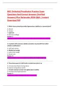 BOC Orthotist&sol;Prosthetist Practice Exam  Questions And Correct Answers &lpar;Verified  Answers&rpar; Plus Rationales 2026 Q&A &vert; Instant  Download Pdf 