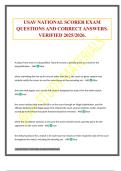 USAV NATIONAL SCORER EXAM QUESTIONS AND CORRECT ANSWERS&period; VERIFIED 2025&sol;2026&period;