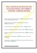 WGU C182 FINAL EXAM STUDY SET EXAM QUESTIONS AND CORRECT ANSWERS&period; VERIFIED 2025&sol;2026&period;