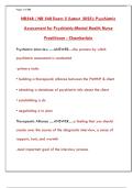 NR 548 Exam 2 Study Guide 2025&colon; Complex Psychopharmacology Practice Questions & Review