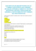 Q-01 FDNY EXAM 2026&sol;2027 WITH ACTUAL  CORRECT QUESTIONS AND VERIFIED  DETAILED ANSWERS &vert;CURRENTLY TESTING  QUESTIONS AND SOLUTIONS&vert;ALREADY  GRADED A&plus;&vert;NEWEST&vert;BRAND NEW VERSION  &excl;&excl;&vert;GUARANTEED PASS