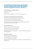 SSI ASSISTANT INSTRUCTOR EXAM 2025-2026 ACTUAL EXAM 200 QUESTIONS AND CORRECT DETAILED ANSWERS |ALREADY GRADED A