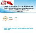 NR601 &sol; NR 601 Primary Care of the Maturing & Aged Family Practicum Midterm Exam &vert; Actual Questions and Answers Latest Updated 2025&sol;2026 &lpar;Graded A&plus;&rpar;  &ndash; Chamberlain