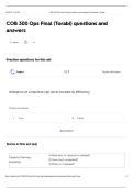 COB 300 Ops Final &lpar;Torabi&rpar; questions and  answers