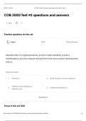  COB 300D Test &num;2 questions and answers