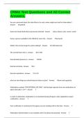 CRMA Test Questions and All Correct Answers&period;