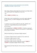 GEB 3006 UCF FINAL EXAM &vert; QUESTIONS AND ANSWERS &vert;  VERIFIED ANSWERS &vert; LATEST EXAM 