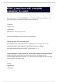 PEBC &lpar;questions with complete solutions&rpar; A&plus; rated