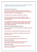 NUR505 ACTUAL EXAM 3 &vert; QUESTIONS AND ANSWERS &vert; VERIFIED  AND WELL DETAILED ANSWERS &vert; LATEST EXAM 