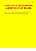 SNHU DAD 220 QUESTIONS AND  ANSWER&vert; ACE YOUR GRADES&period; 