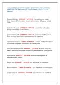 ALTA CALT EXAM STUDY GUIDE &vert; QUESTIONS AND ANSWERS &vert;  VERIFIED AND WELL DETAILED ANSWERS &vert; LATEST EXAM  UPDATE 
