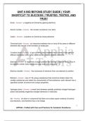 UNIT 6 BIO BEYOND STUDY GUIDE &vert; YOUR SHORTCUT TO SUCCESS &vert; TRUSTED&comma; TESTED&comma; AND TRUE&excl;