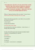 WSU BIOLOGY 106 FINAL EXAM AND STUDY GUIDE NEWEST 2025 TEST BANK&vert; COMPLETE 650 REAL EXAM QUESTIONS AND CORRECT VERIFIED ANSWERS&sol; ALREADY GRADED A&plus;&vert; BIOLOGY 106 WSU FINAL EXAM PREP &lpar;BRAND NEW&excl;&excl;&rpar;