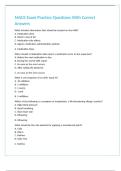 MACE Exam Practice Questions With Correct Answers&period;