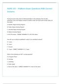NURS 143 &ndash; Midterm Exam Questions With Correct Answers