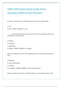 ANSC 2050 Exam Study Guide Exam Questions With Correct Answers&period;