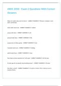 ANSC 2050 - Exam 2 Questions With Correct Answers