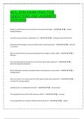 NCC EFM Exam Practice Questions and Answers 2025&ndash;2026 &vert; Verified Study Guide