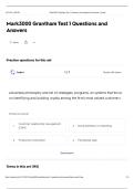 MARK 3000&colon; Grantham Exam 3 questions and  answers