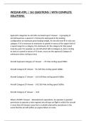 WIZZAIR ATPL &vert; 161 QUESTIONS &vert; WITH COMPLETE SOLUTIONS&period;